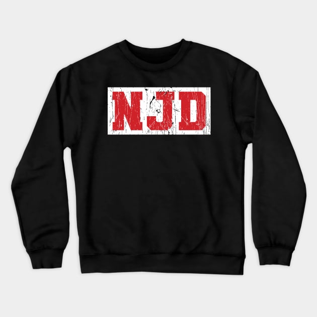 NJD / Devils Crewneck Sweatshirt by Nagorniak